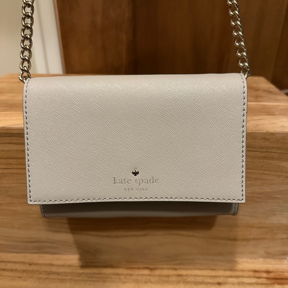 Kate Spade Light Gray Crossbody Bag